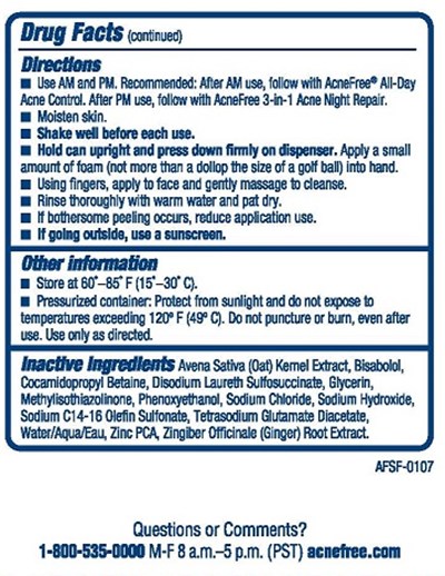 Drug Facts 2 (Af Foam Sensitive Acne Pore Cleanser Df2)